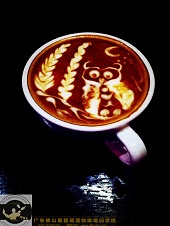 創意貓頭鷹咖啡拉花系列