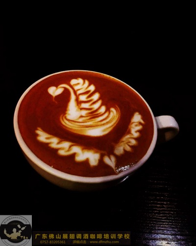 創意天鵝咖啡拉花系列